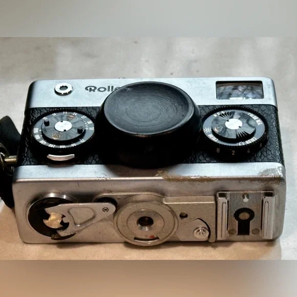 vintage Rollei 35S camera & accessories